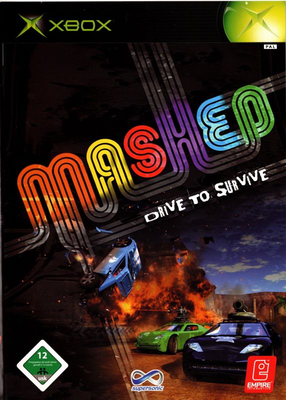 Mashed: Drive to Survive box art for Xbox
